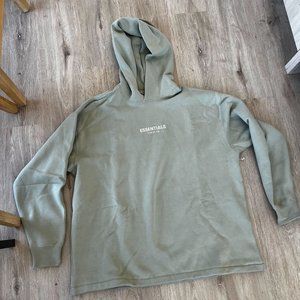 NEW Fear Of God Essentials Relaxed Hoodie - Seafoam Green (Size Small)